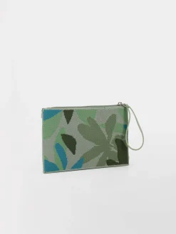 Accessoire femme feuille argile JAZAMI