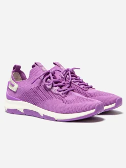 Baskets Femme Confort Textile Recyclé Violet JELLINA