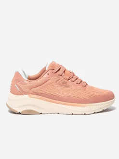 Baskets Femme Confort Textile Recyclé Rose EASYFLY