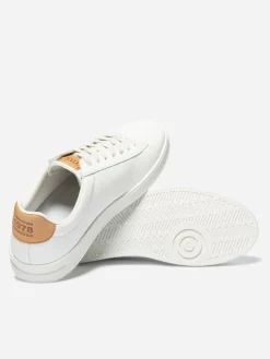 Baskets Femme Fabrication Française Cuir Blanc FELICIE