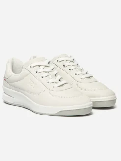 Baskets Femme Fabriquées en France Cuir Blanc