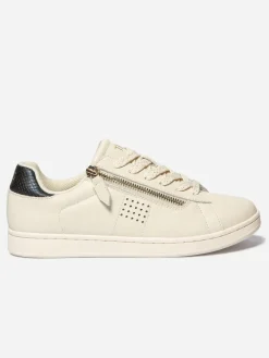 Baskets Femme Zippées Beige LORAZIP