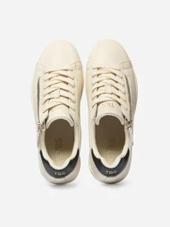 Baskets Femme Zippées Beige LORAZIP
