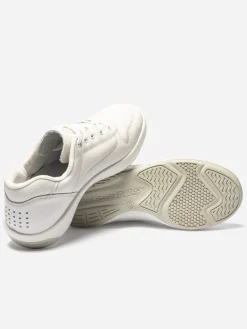 Baskets Homme Confort Dessus Cuir Blanc