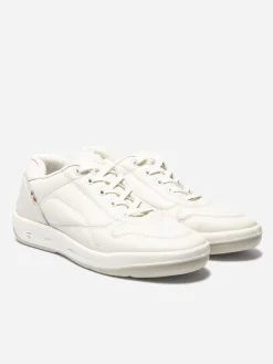 Baskets Homme Confort Dessus Cuir Blanc