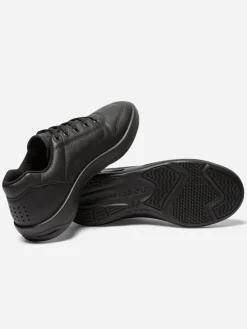 Baskets Homme Confort Dessus Cuir Noir