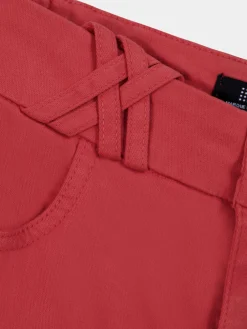 Bermuda femme rouge SINTABER