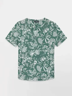 Blouse Femme Imprimés Exclusifs TBS Vert JANIEMIS