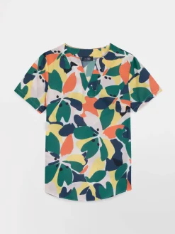 Blouse Femme Imprimés Exclusif TBS Vert AGLEAMIS