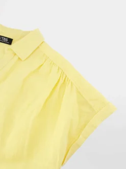 Blouse Femme Lin et Coton Jaune ILONAMIS
