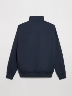 Blouson Homme Doublé Col montant Marine BASYMBLO