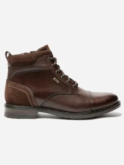 Boots Homme Doublure Feutrine Cuir Marron VIRGILE