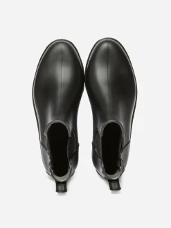 Bottines de Pluie Femme Fabriquées en France Noir JUMPING