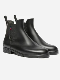 Bottines de Pluie Femme Fabriquées en France Noir JUMPING