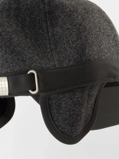 Casquette Homme Oreilles Polaire Grise TEKOPAS