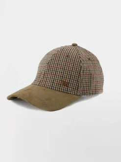 Casquette Homme Textile Carreaux Camel ULYSCAP