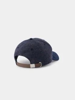 Casquette Homme Velours Côtelé Bleu ULYSCAP