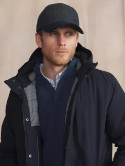 Casquette Homme Velours Côtelé Bleu ULYSCAP