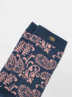 Chaussette Femme Textile Azur et Nymphe BILLYSOC