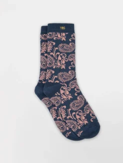 Chaussette Femme Textile Azur et Nymphe BILLYSOC