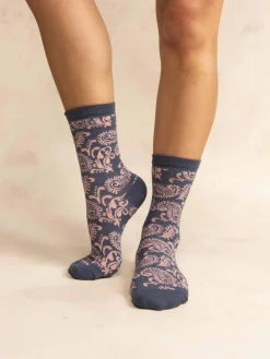 Chaussette Femme Textile Azur et Nymphe BILLYSOC