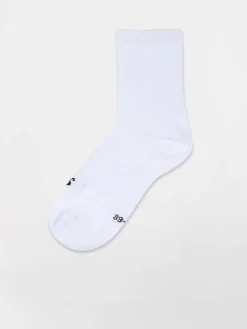 Chaussettes De Sport Mi-Mollet Mixtes Blanc MIDSOC