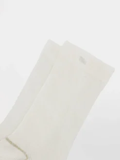 Chaussettes Femme Mi-mollets Textile Recyclé Crème BILLYSOC