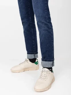 Chaussettes Homme Mi-mollets Matière Recyclée Marine à pois GARYSOCK