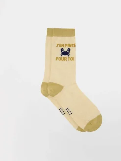 Chaussettes homme taupe et beige GARYSOCK