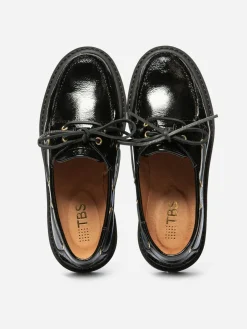 Chaussure bateau femme Lazaria Noir