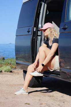 Chaussure femme avec évacuation de l'eau angora et littoral SAWALI