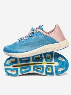 Chaussure femme avec évacuation de l'eau bleuet et blush SAWALI