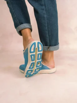 Chaussure femme avec évacuation de l'eau bleuet et blush SAWALI