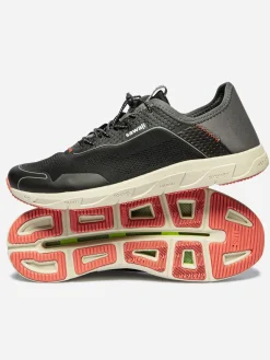 Chaussure homme avec évacuation de l'eau noir et gris SAWALI