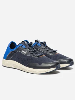 Chaussure homme avec évacuation de l'eau navy et outremer SAWALI