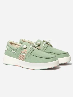 Chaussures bateau femme argile GEOFLOT