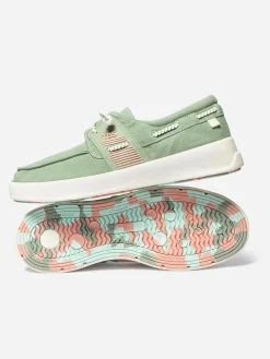 Chaussures bateau femme argile GEOFLOT