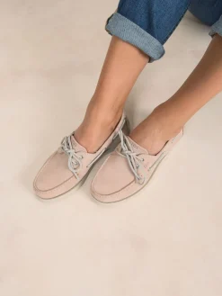 Chaussures bateau femme nude PHENISE