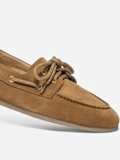 Chaussures bateau femme tan MORICIA