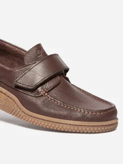 Chaussures bateau homme chocolat GALAIS
