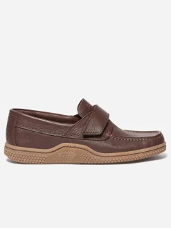 Chaussures bateau homme chocolat GALAIS