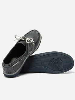 Chaussures Bateau Homme Cuir Marine Foncé