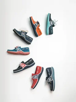 Chaussures Bateau Homme Cuir Nubuck Gris
