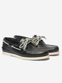 Chaussures Bateau Homme Cuir Marine PHENIS