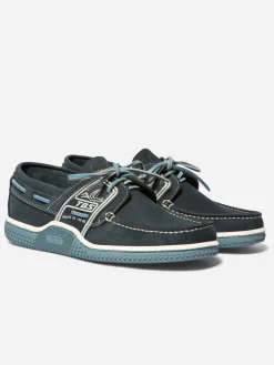 Chaussures bateau homme navy et chambray GLOBEK
