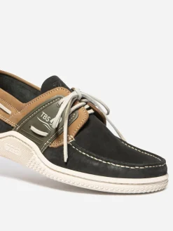 Chaussures bateau homme navy et tan GLOSAIL