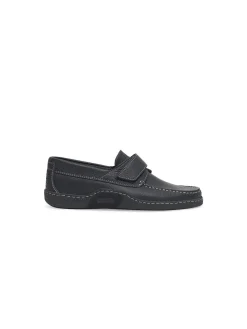 Chaussures Bateau Homme Scratch Cuir Marine GALAIS