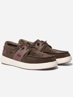 Chaussures Bateau Homme Textile Légères Chataigne GEOBOAT