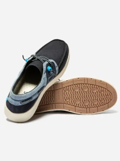 Chaussures Bateau Homme Textile Légères Bleu Marine GEOBOAT