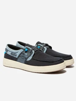 Chaussures Bateau Homme Textile Légères Bleu Marine GEOBOAT